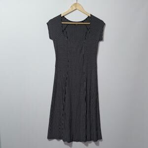Only hearts striped square neck dress women’s size medium